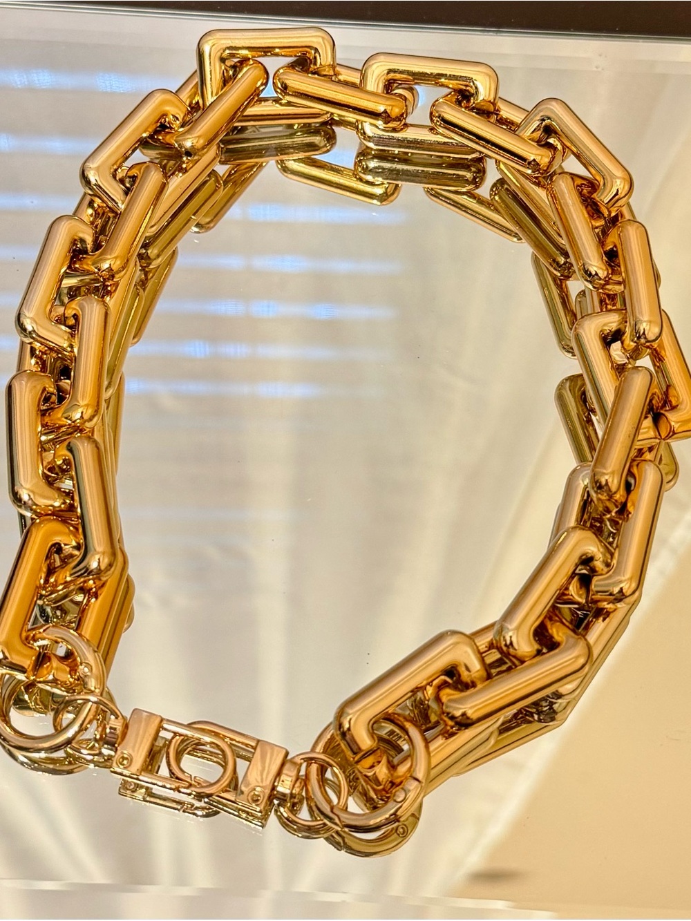 New Rose Gold Link Bag Chain